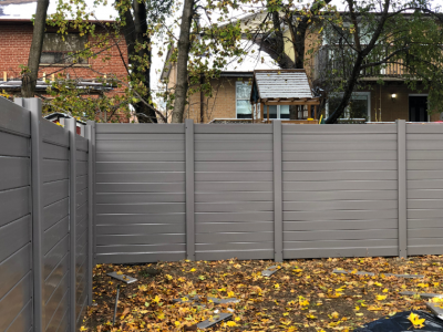 Charcoal Horizontal Fence