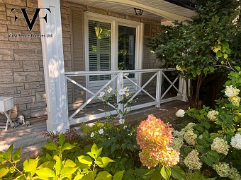 Custom White Aluminium Railing