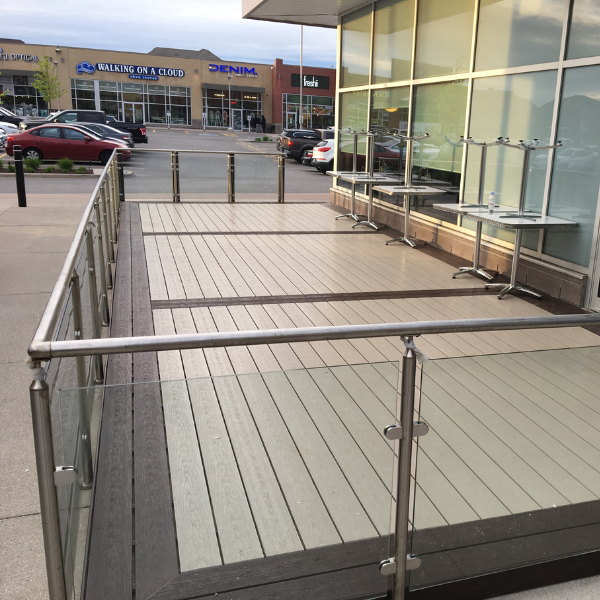stainless steel glass railings