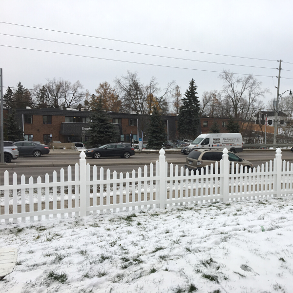 white picket fence